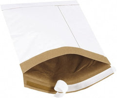 Made in USA - 12" Long x 7-1/4" Wide Peel-Off Self-Seal Padded Mailer - White - Exact Tooling