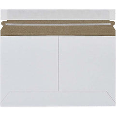 Made in USA - 6" Long x 9" Wide Peel-Off Self-Seal Flat Mailer - White - Exact Tooling