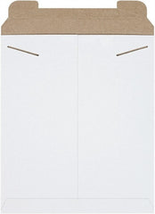 Made in USA - 15" Long x 12-3/4" Wide Regular Flat Mailer - White - Exact Tooling