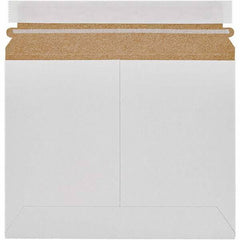 Made in USA - 7" Long x 9" Wide Peel-Off Self-Seal Flat Mailer - White - Exact Tooling