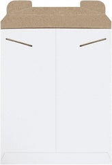 Made in USA - 13-1/2" Long x 11" Wide Regular Flat Mailer - White - Exact Tooling