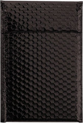 Made in USA - 11" Long x 7-1/2" Wide Peel-Off Self-Seal Bubble Mailer - Black - Exact Tooling