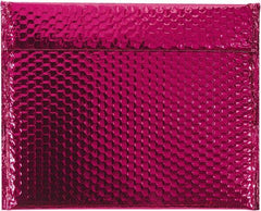 Made in USA - 11" Long x 13-3/4" Wide Peel-Off Self-Seal Bubble Mailer - Pink - Exact Tooling