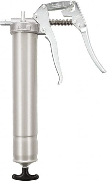 Umeta - Pistol Grip Grease Gun, Variable Pressure/Volume Link, Rigid Extension and Coupler, Cartridge, Suction Fill & Loader Pump - 16 oz Capacity, 1/8 Thread Outlet, Cartridge, Suction Fill & Loader Pump - Exact Tooling