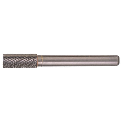 SB-1 Double Cut Solid Carbide Bur-Cylindrical with End Cut - Exact Tooling