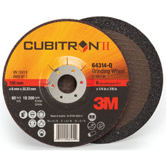 3M Cubitron II Cut-Off Wheel 66542 T27 Quick Change 7″ x .09″ × 5/8-11″ - Exact Tooling