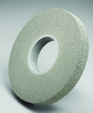 8" - FIN Grit - Silicon Carbide - Convolute EXL Deburring Wheel - Exact Tooling
