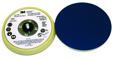 5 x 11/16" - 5/16-24 External Stikit(TM) Low Profile Finishing Disc Pad - Exact Tooling