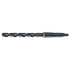 1-3/4 RHS / RHC HSS 118 Degree Radial Point General Purpose Taper Shank Drill - Steam Oxide - Exact Tooling