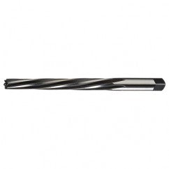 #9 LHS / RHC HSS Straight Shank Helical Flute Taper Pin Reamer - Bright - Exact Tooling