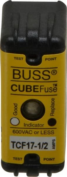 Cooper Bussmann - 300 VDC, 600 VAC, 17.5 Amp, Time Delay General Purpose Fuse - Plug-in Mount, 1-7/8" OAL, 100 at DC, 200 (CSA RMS), 300 (UL RMS) kA Rating - Exact Tooling