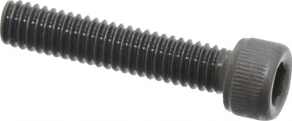 Value Collection - #3-56 UNF Hex Socket Drive, Socket Cap Screw - Alloy Steel, Black Oxide Finish, Fully Threaded, 1/2" Length Under Head - Exact Tooling