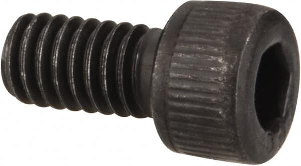 Value Collection - #5-44 UNF Hex Socket Drive, Socket Cap Screw - Alloy Steel, Black Oxide Finish, Fully Threaded, 1/4" Length Under Head - Exact Tooling
