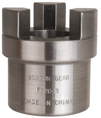 Boston Gear - 1" Max Bore Diam, FC20 Coupling Size, Flexible Half Coupling - 2" OD, 3.69" OAL, Steel - Exact Tooling