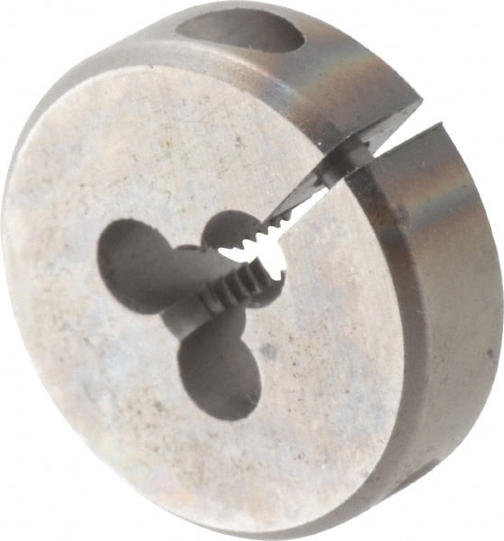 Cle-Line - #6-32 UNC High Speed Steel Round Adjustable Die - Exact Tooling