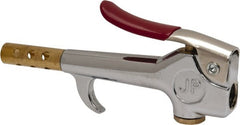 Value Collection - 200 Max psi Safety Booster Thumb Lever Blow Gun - 1/4 NPT, Chrome Plated Zinc - Exact Tooling