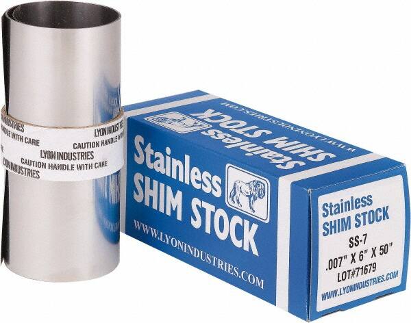 Made in USA - Metal Shim Stock Type: Shim Stock Roll Material: Stainless Steel - Exact Tooling