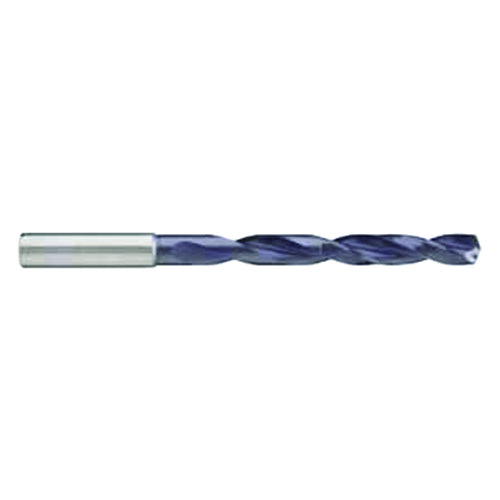 P Dia. x 10 mm Shank × 87 mm Flute Length × 131 mm OAL, 7xD, 140°, 7xD Flute, Coolant Thru, Round Solid Carbide Drill