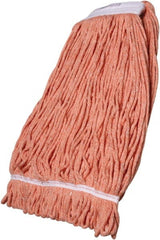 Ability One - 1-1/4" Medium Blended Fiber Loop End Mop Head - 4 Ply, Side Loading Connection - Exact Tooling