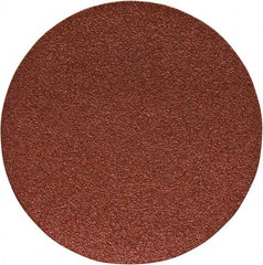 Porter-Cable - 6" Diam, 80 Grit Aluminum Oxide Adhesive PSA Disc - Medium Grade, Tan, C Weighted Backing, Flexible, 13,000 Max RPM - Exact Tooling