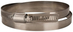 Value Collection - SAE Size 212, 11-3/4 to 13-3/4" Diam, Stainless Steel Worm Drive Clamp - 1/2" Wide, Material Grade 201 - Exact Tooling