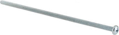 Value Collection - #8-32 UNC, 5" Length Under Head Phillips Drive Machine Screw - Pan Head, Grade J82 Steel, Zinc-Plated Finish, Without Washer - Exact Tooling