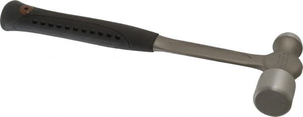 Paramount - 1-1/2 Lb Head Ball Pein Hammer - Steel Handle with Grip, 13-3/4" OAL - Exact Tooling