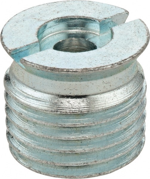Umeta - Straight Head Angle, 1/4 NPTF Steel Flush-Style Grease Fitting - 9/16" Overall Height, Zinc Plated Finish - Exact Tooling