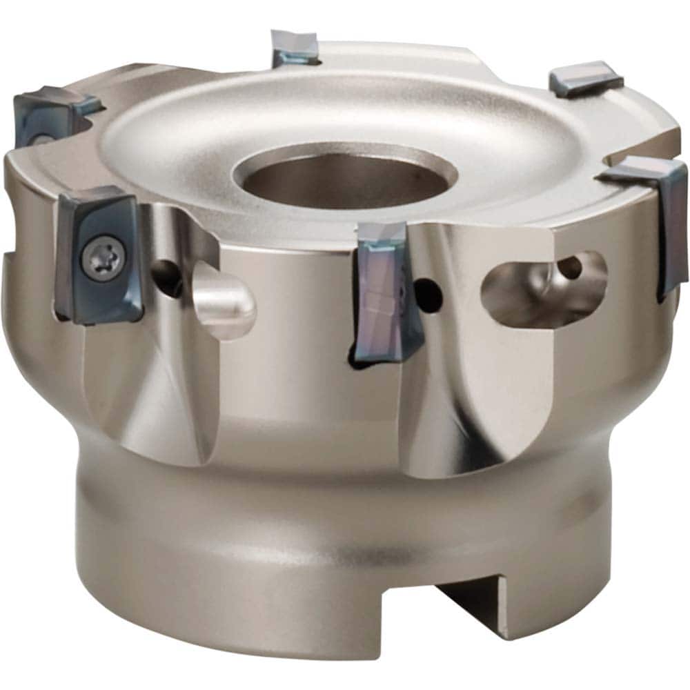 Kyocera - Indexable Square-Shoulder Face Mills; Cutting Diameter (Inch): 2 ; Cutting Diameter (Decimal Inch): 2.0000 ; Arbor Hole Diameter (Inch): 0.75 ; Lead Angle: 90 ; Overall Height (mm): 40.00000 ; Insert Compatibility: LOMU1505?; LOGT1505? - Exact Tooling