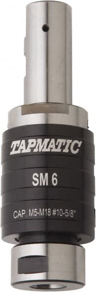 Tapmatic - 3/4" Straight Shank Diam Tension & Compression Tapping Chuck - #6 to 1/2" Tap Capacity, 1-1/2" Projection - Exact Tooling