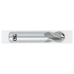 10.0mm Dia. - 51mm OAL - CBD - Ball End - 4 FL - Exact Tooling
