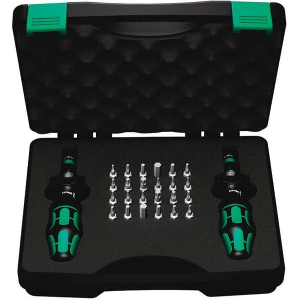Wera - Torque Limiting Screwdrivers Type: Adjustable Torque Kit Minimum Torque (Nm): 0.30 - Exact Tooling