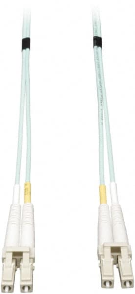 Tripp-Lite - 65' Long, LC/LC Head, Multimode Fiber Optic Cable - Aqua, Use with LAN - Exact Tooling