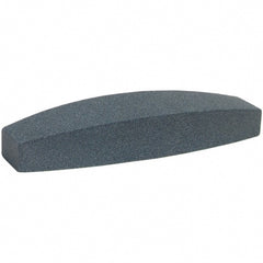 Norton - 9" Long x 2-1/2" Wide x 1-1/2" Thick, Silicon Carbide Sharpening Stone - Boat Shaped, Medium Grade - Exact Tooling