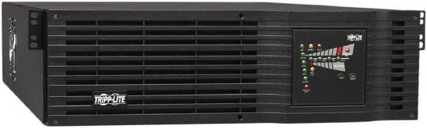 Tripp-Lite - 20 Amp, 3,000 VA, Tower & Rack Mount Online Backup Uninterruptible Power Supply - Backup 5 min with Full Load & 14.2 min with Half Load, 120 VAC Input & Output, 2,400 Watt Output, 1 Phases, 7 Outlets - Exact Tooling