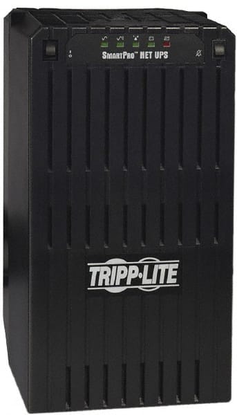 Tripp-Lite - 20 Amp, 3,000 VA, Tower Mount Line Interactive Backup Uninterruptible Power Supply - Backup 3-1/2 min with Full Load & 11 min with Half Load, 120 VAC Input & Output, 2,400 Watt Output, 1 Phases, 6 Outlets - Exact Tooling
