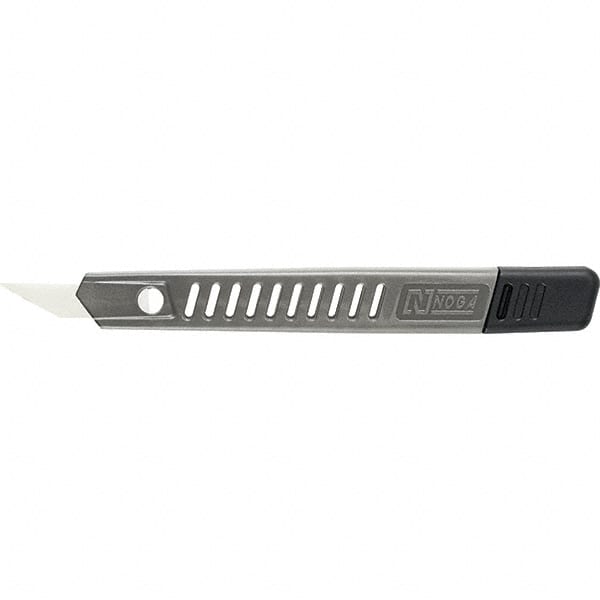 Noga - Bi-Directional Hand Deburring Flat Scraper Tool - Ceramic Blade, 50mm Blade Length, Hole Chamfering - Exact Tooling