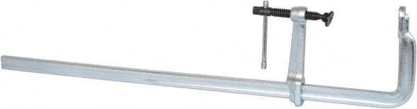 Bessey - 7" Deep Throat, 36" Max Capacity, Standard Sliding Arm Clamp - 4,880 Lb Clamping Pressure, 0.85" Spindle Diam - Exact Tooling