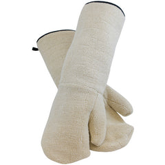 42-857 Terry Seamless Knits - Terry Cloth Baker's Mitt -  32 oz Double Insulated -  Loop-Out -  17 Inch