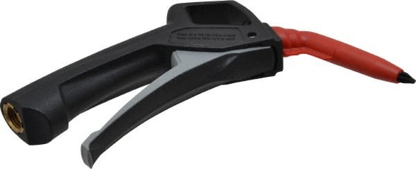 Value Collection - 235 Max psi Non-marring Rubber Tip Safety Air Gun - 1/4 NPT Inlet, 3-1/2" Tube Length, Nylon Body with Stainless Steel Metal Parts & Brass Threaded Insert - Exact Tooling