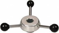 Gibraltar - 1 Piece Vise Handle - Aluminum, Steel, 7/8" Hex - Exact Tooling