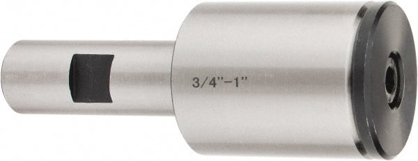 Interstate - Slitting/Slotting Saw Arbor - Straight Shank, 3/4" Shank Diam, 3.94" OAL, For 1" Cutter Hole Diam - Exact Tooling