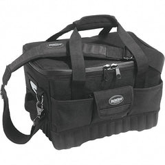 Bucket Boss - 16 Pocket Black Ballistic Polyester Tool Bag - Exact Tooling