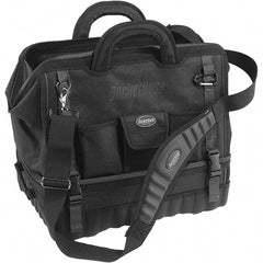 Bucket Boss - 14 Pocket Black Ballistic Polyester Tool Bag - Exact Tooling