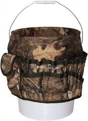 Bucket Boss - 20 Pocket General Purpose Holster - Polyester, Camouflage, 11" Wide x 11" High - Exact Tooling