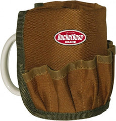 Bucket Boss - 12 Pocket General Purpose Holster - Polyester, Brown & Green - Exact Tooling