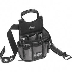 Bucket Boss - 13 Pocket General Purpose Holster - Ballistic Polyester, Black & Gray - Exact Tooling