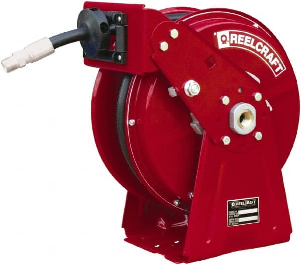 Reelcraft - 35' Spring Retractable Hose Reel - 3,250 psi, Hose Included - Exact Tooling