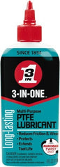 3-IN-ONE - 4 oz Bottle Synthetic with PTFE Penetrant/Lubricant - Light Amber, 500°F Max - Exact Tooling