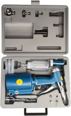 Value Collection - 3/16" Capacity, Air Riveting Hammer - 4 CFM, 9/16" Long Stroke, 1/4" Inlet - Exact Tooling